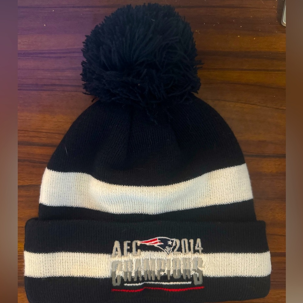 Patriots ProShop AFC Champions 2014 Winter Hat NWT